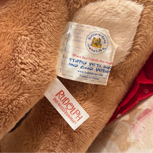 Clarice from Rudolph Red Nosed Reindeer 15" Plush Build a Bear w/ Dress & Bow - Picture 6 of 7